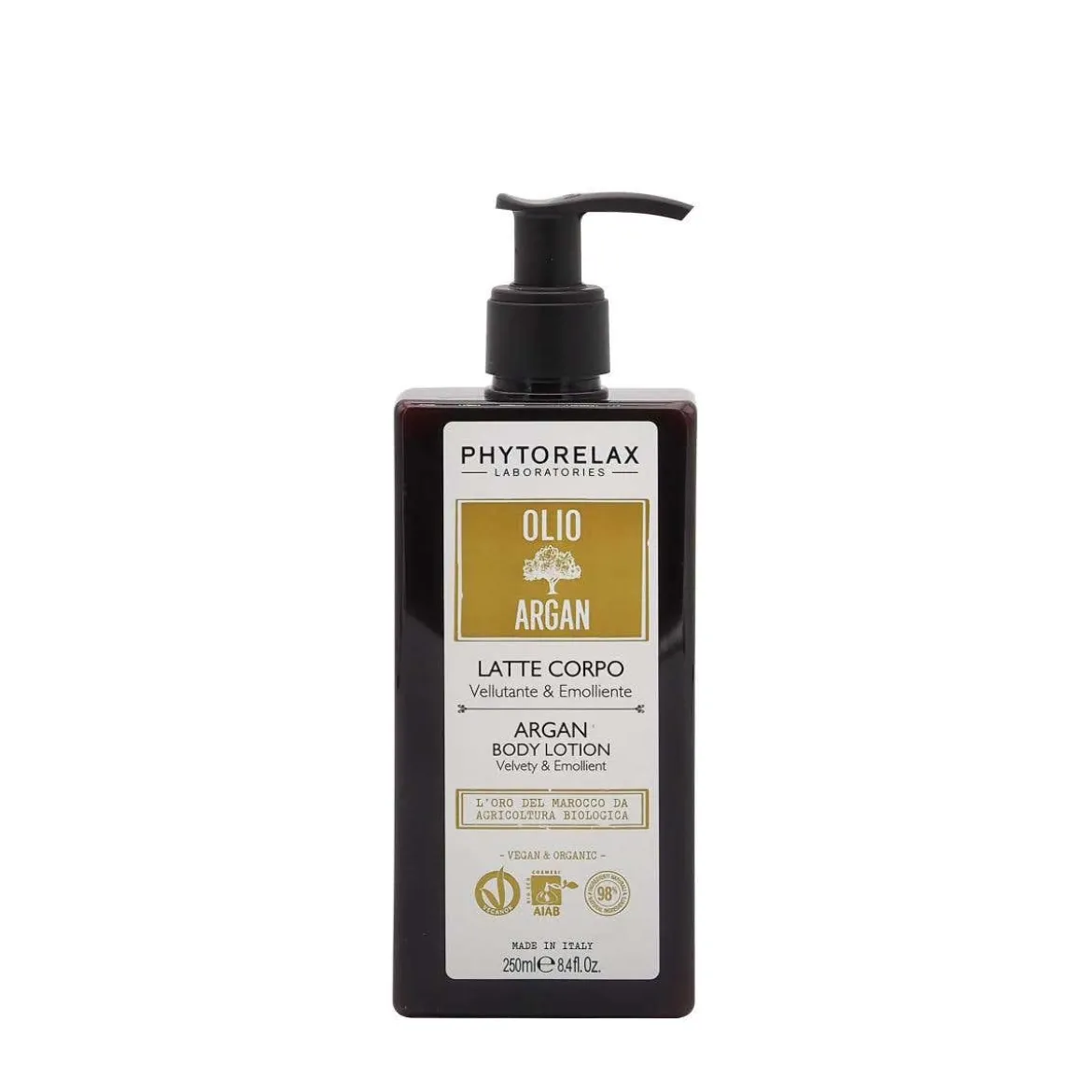 Argan crema corpo vellutante ed emolliente