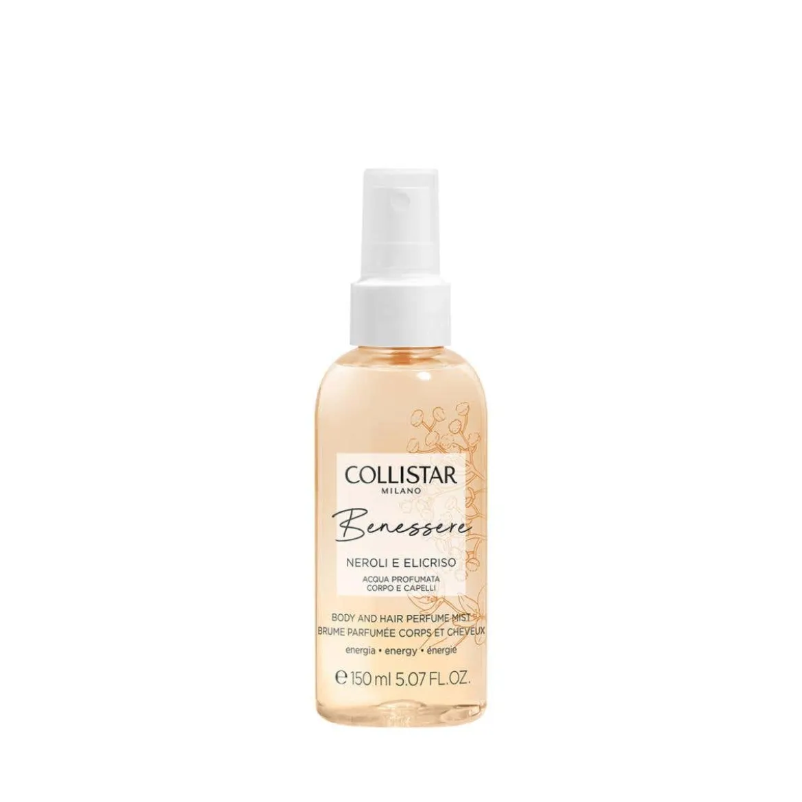 Benessere Neroli e Elicriso acqua profumata