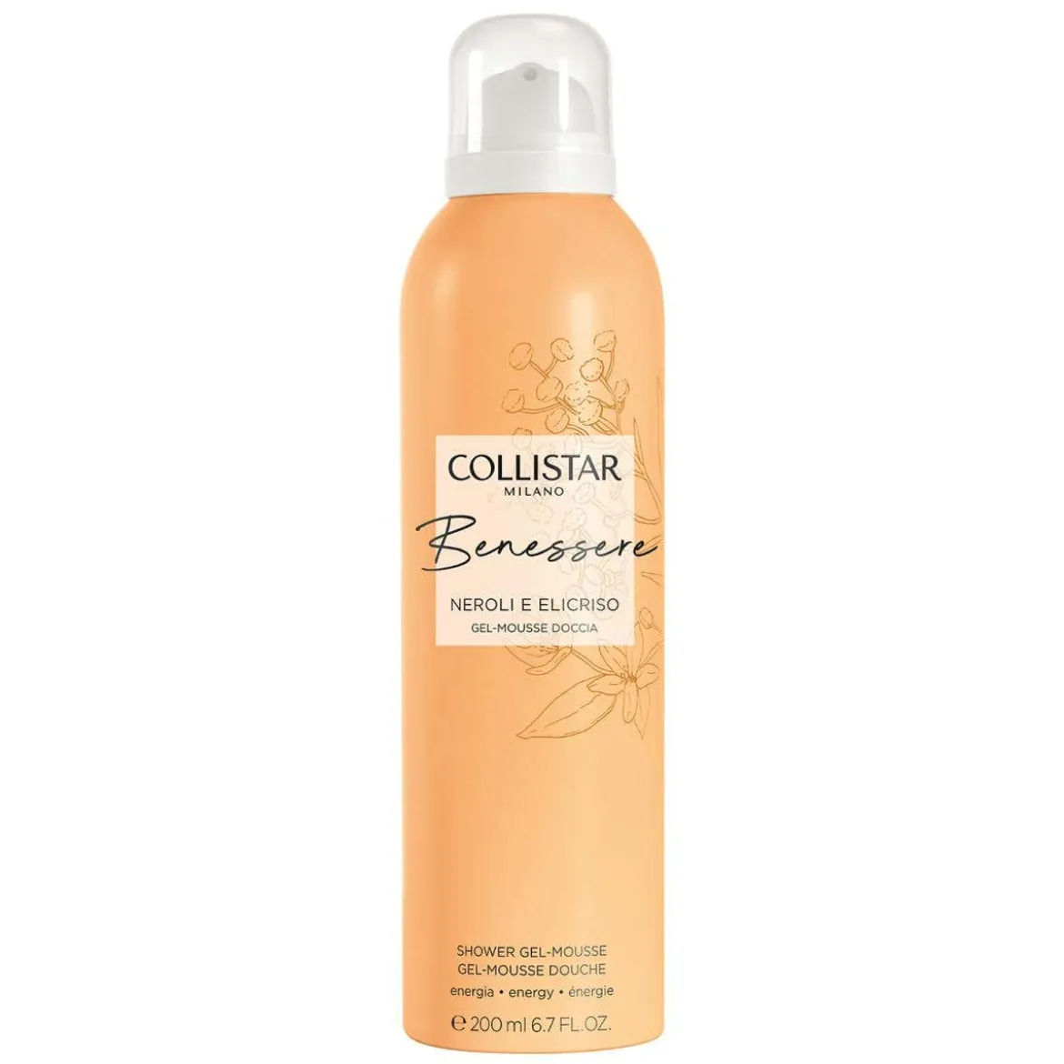 Benessere Neroli e Elicriso Gel Mousse Doccia