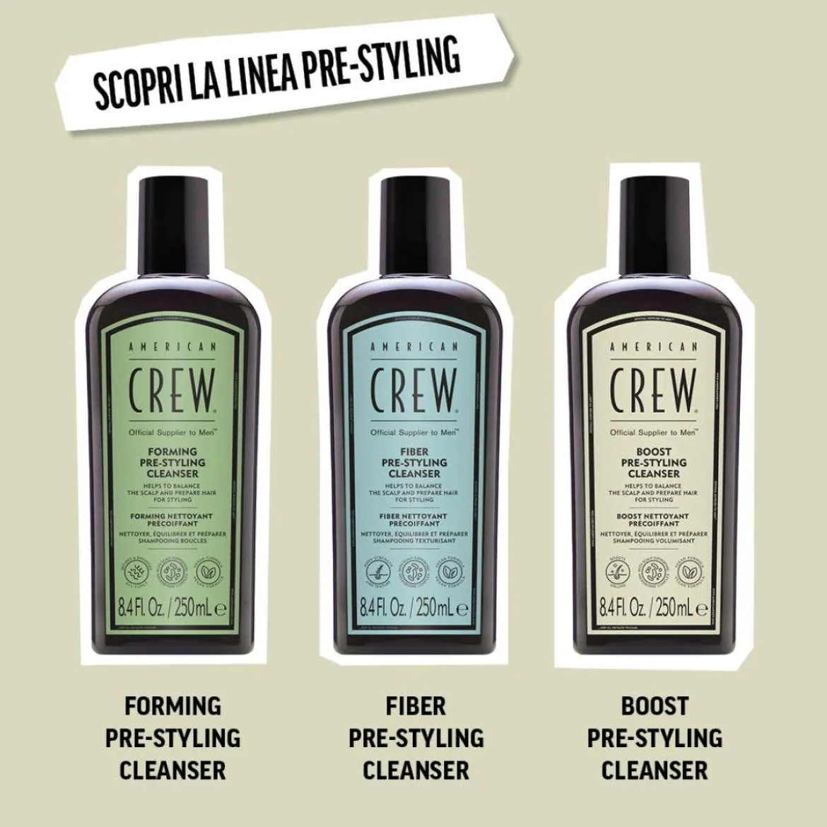 Boost pre-styling shampoo