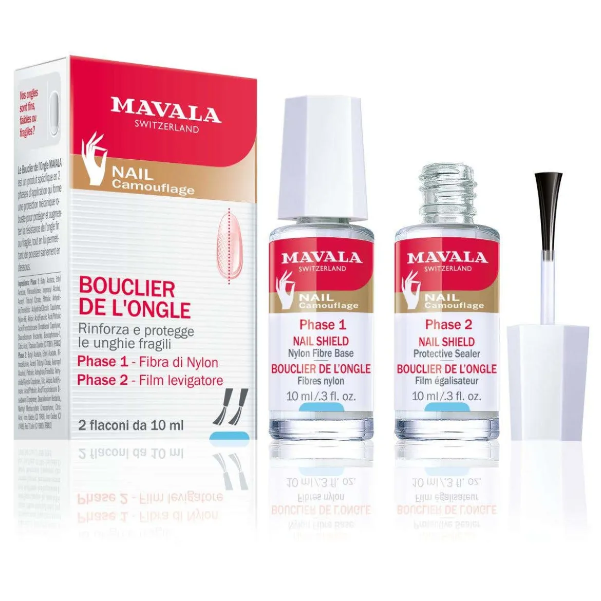 Bouclier de L'Ongle+Egalisator trattamento unghie