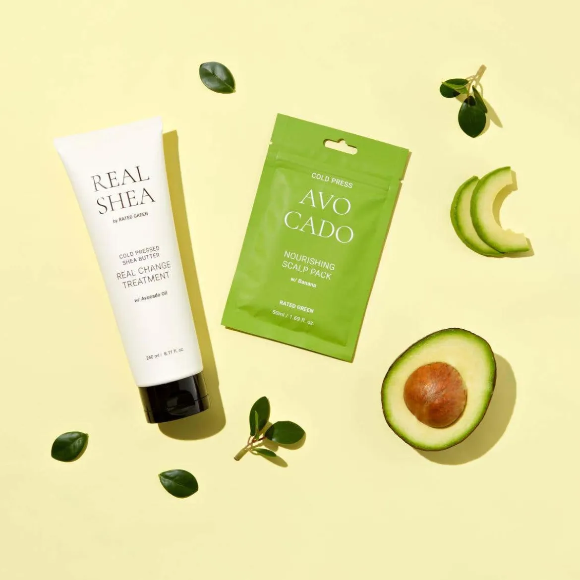 Cold Press Avocado Nourishing Scalp Pack W/Banana