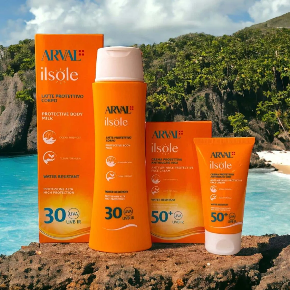 Crema Protettiva Antirughe Viso SPF50+