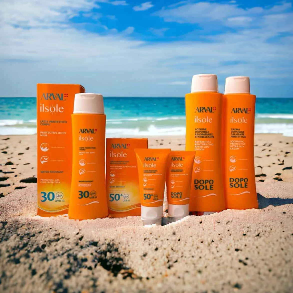 Crema Protettiva Antirughe Viso SPF50+