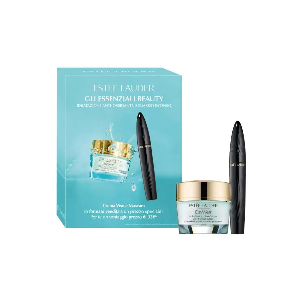 DayWear Crema viso e Turbo Lash Mascara Cofanetto