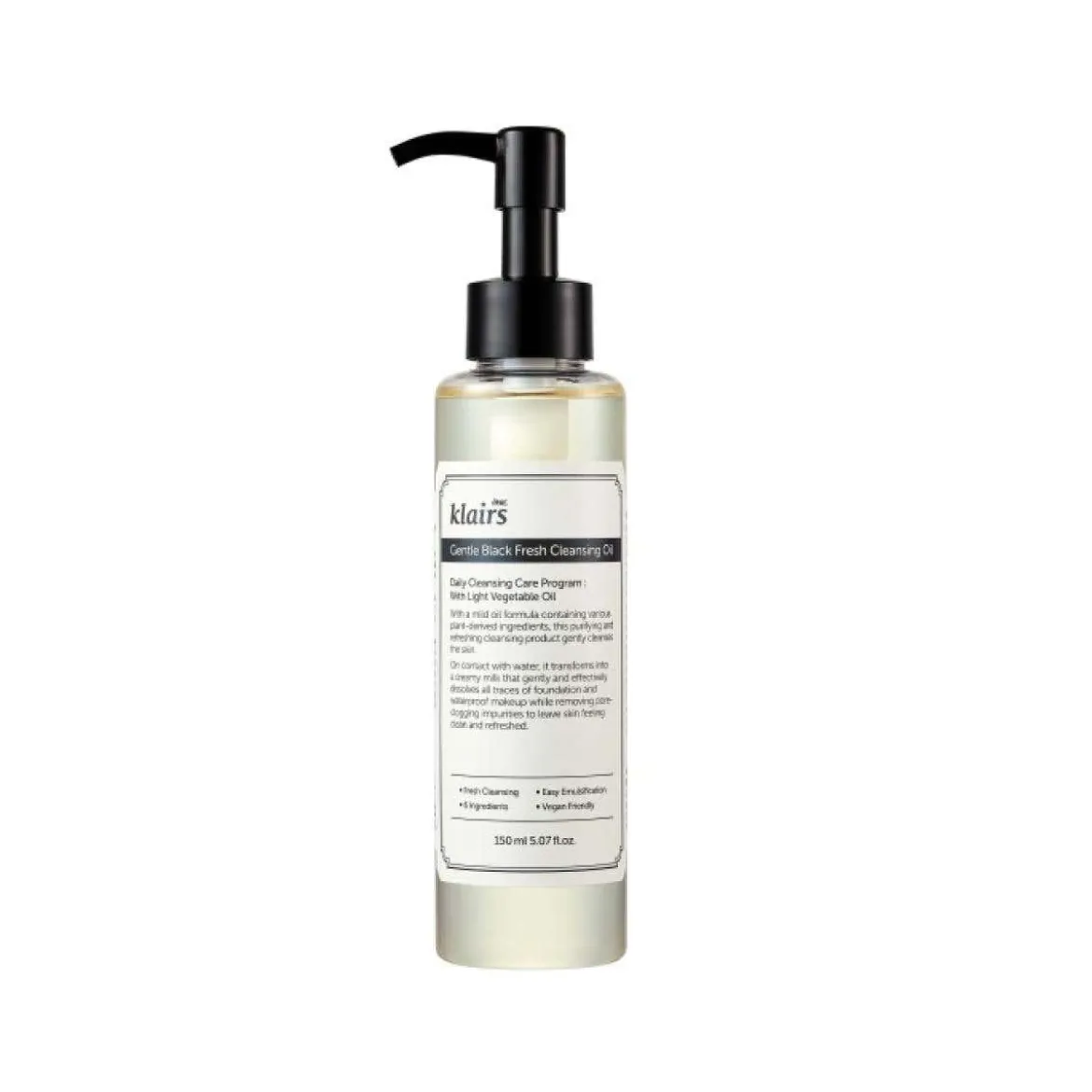 Gentle Black Fresh Cleansing Oil