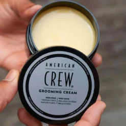 Grooming cream medium hold high shine