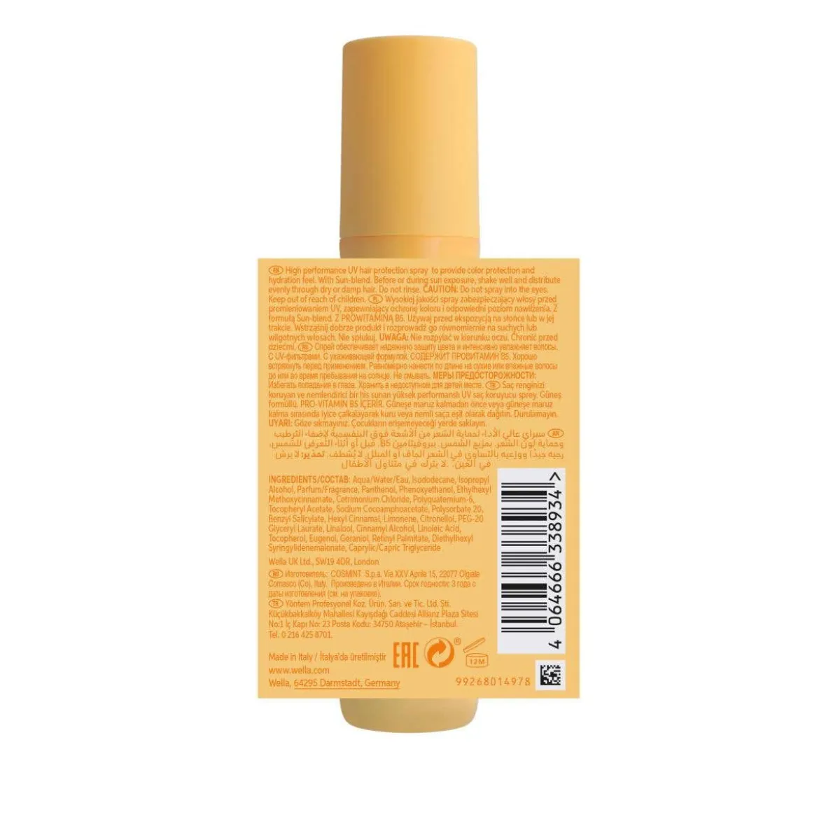 Invigo Sun UV hair color protection spray