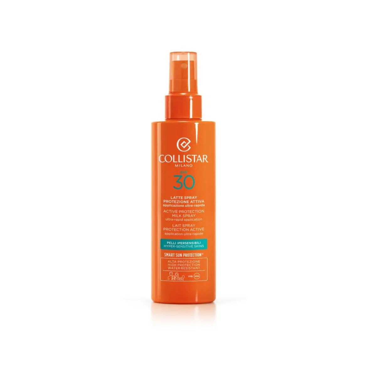 Latte spray protezione attiva pelli ipersensibili SPF30