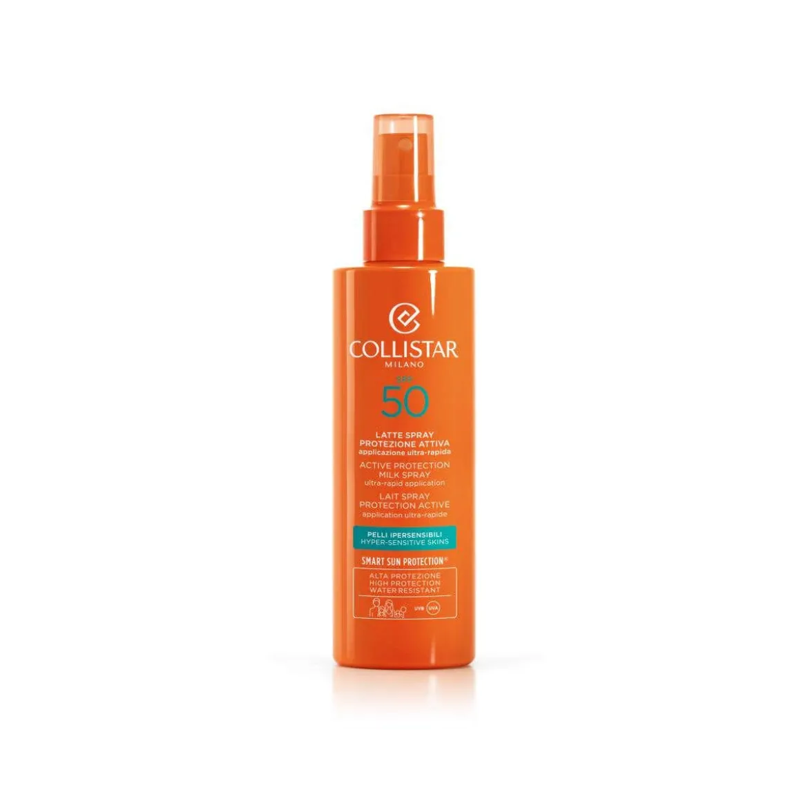 Latte spray protezione attiva pelli ipersensibili SPF50