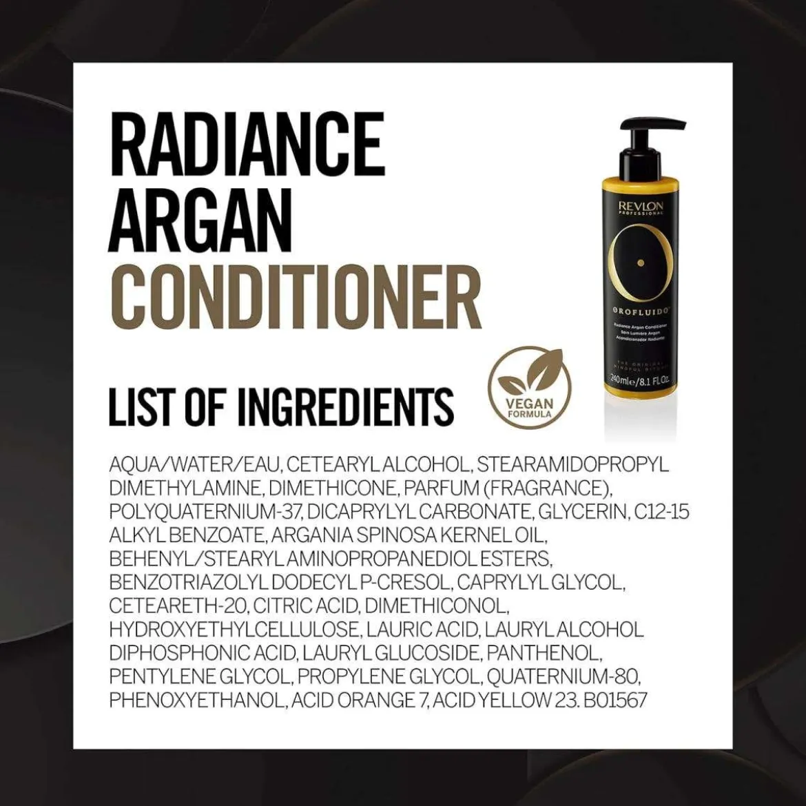 Orofluido Radiance Argan Conditioner
