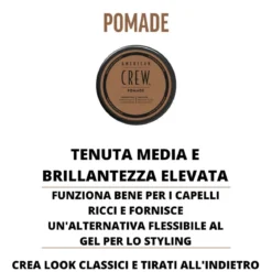 Pomade medium hold high shine