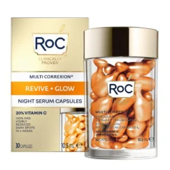 Revive + Glow Siero Viso Notte in capsule