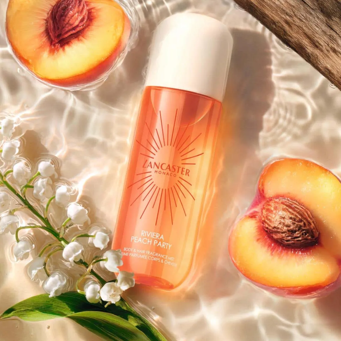 Riviera Peach Party hair & body mist