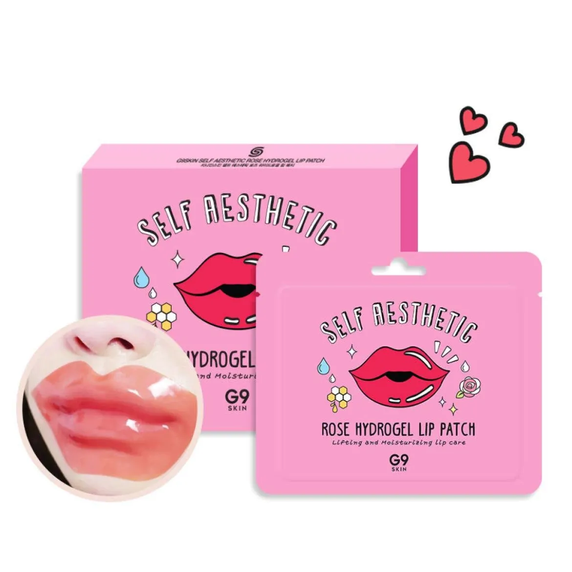 Self Aesthetic Rose Hydrogel Lip Patch