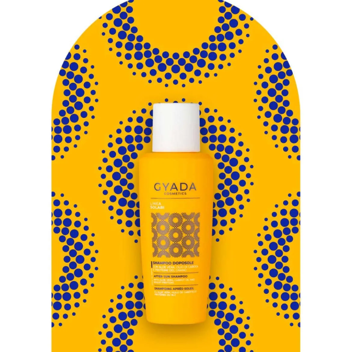 Shampoo doposole Aloe Vera, Olio di Carota e Proteine del Grano