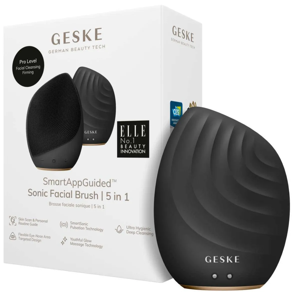 Sonic Facial Brush 5 in 1 - GREY