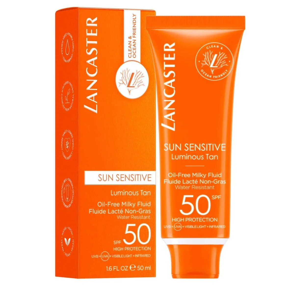Sun Sensitive oil free Fluid Face SPF50