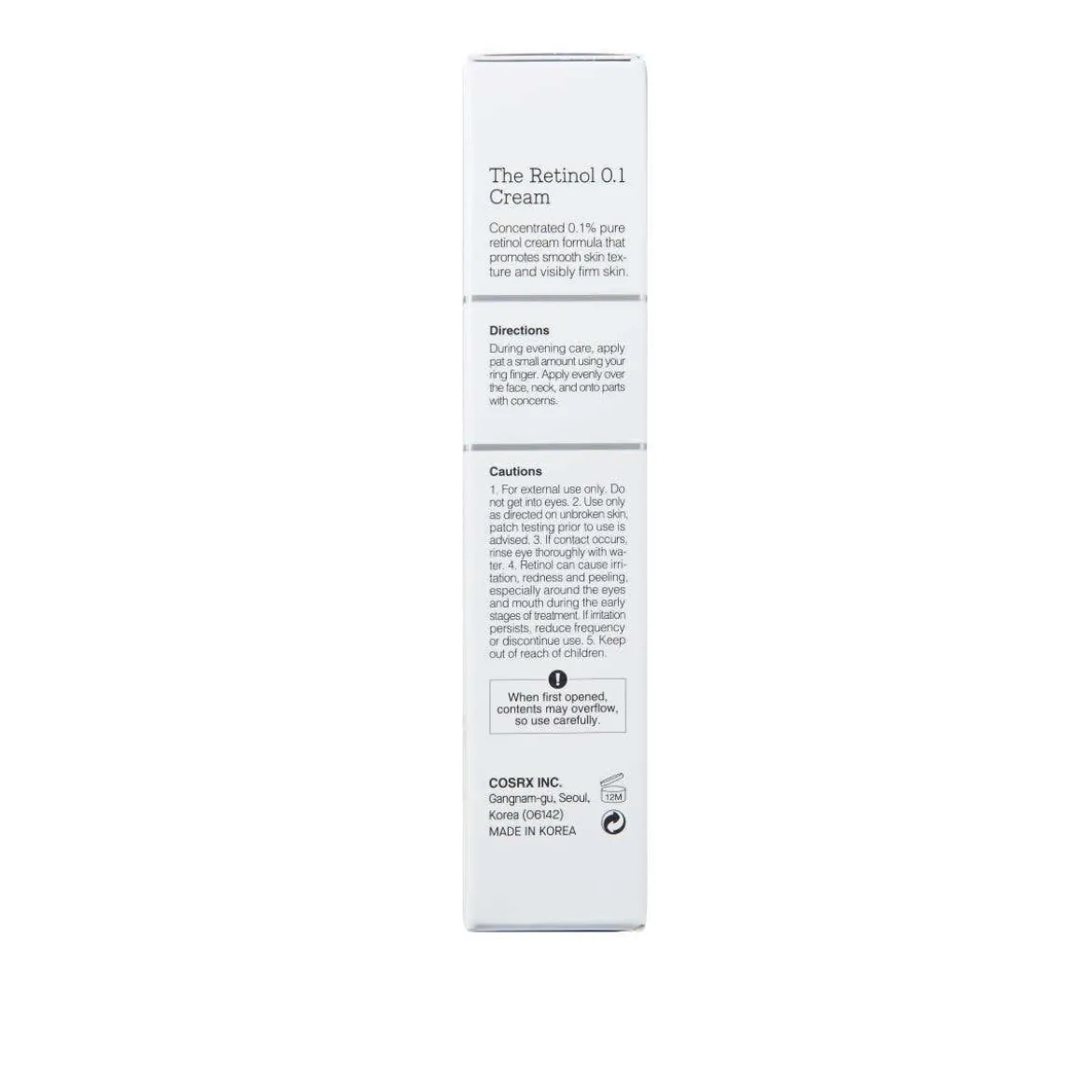 The Retinol 0.1 Cream
