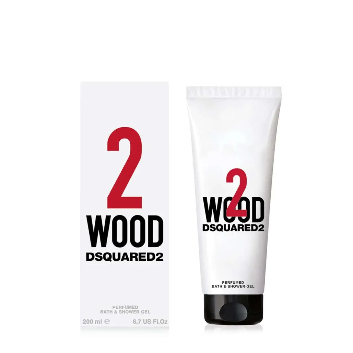 2 Wood perfumed bath & shower gel